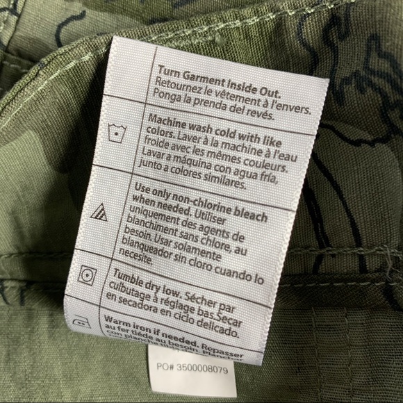 Carhartt Original Fit El Paso Shorts Green Camo - Picture 8 of 11